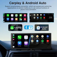 10.25 pouces IPS écran tactile intelligent HD Portable sans fil CarPlay Android Auto GPS Navigation voiture pour lecteur Radio USB 1 an
