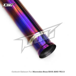 ท่อไอเสีย catback สำหรับ Mercedes-Benz E63/E63S AMG 4.0TT W213 2016-2023 boska แข่งไทเทเนียมท่อไอเสียกับวาล์ว OEM - Product Image 6