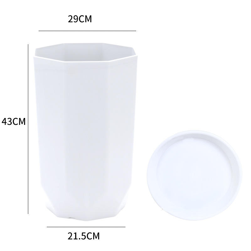 Haut octogonal + Plateau [Grand blanc/gris/noir]