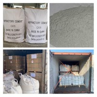 Ciment d'aluminate de calcium CA50 CA60 CA70 au meilleur prix, ciment-fibre ignifuge de Chine
