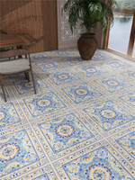 Vente en gros de carrelage du Moyen-Orient, tapis arabe à motif de carrelage comme carrelage rustique en céramique et en porcelaine