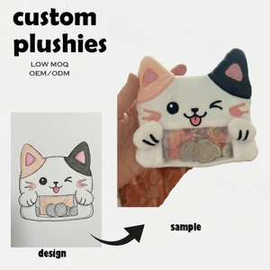 Peluche hibou brodée sur mesure, rembourrée en coton PP, cadeau d'anniversaire, faible MOQ, OEM ODM, animal en peluche - Product Image 5