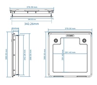 Kits de conversion pour camping-car, toilettes électriques escamotables 12V 24V, toilettes automatiques avec porte coulissante pour caravane, camping-car