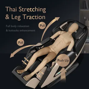 Tam vücut 4D elektrikli lüks masaj koltuğu SL parça manipülatör sıfır yerçekimi masaj koltukları noel hediyeleri