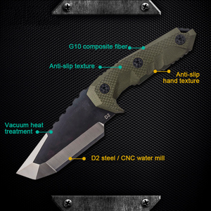 Coltello CM OUTDOORS Mini Mercenaries a Lama Fissa da Caccia Sopravvivenza e Tattica Militare Idea Regalo Coltelli di Alta Qualità - Product Image 5