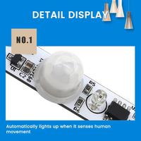 DC5-24V 3A Module d'induction de corps humain infrarouge LED lampe d'armoire Module de commutateur de capteur de corps humain avec détection de lumière