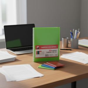 Cartella con Spirale Mnj, 20 Copertine Formato DIN A4, Organizzatore per Documenti - Product Image 2