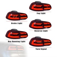 Feux arrière HETOP Golf 6 2009-2013, feux arrière LED, mise à niveau au design Golf 8, feux arrière LED Plug and Play pour Volkswagen