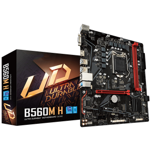 B560M H (รุ่นที่ 2) เมนบอร์ดชิปเซ็ต B560 พร้อมโปรเซสเซอร์ I5 11500 ซีรีส์คอร์รุ่นที่ 11 - Product Image 1