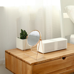 <span class=keywords><strong>กระจก</strong></span>แต่งหน้าสำหรับโต๊ะเครื่องแป้ง,<span class=keywords><strong>กระจก</strong></span>กลมตกแต่งเฟอร์นิเจอร์กระจกแต่งหน้าสีโรสโกลด์ - Product Image 6