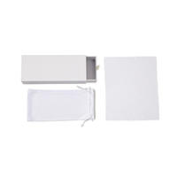 Boîte d'emballage en papier pour lunettes de soleil, personnalisée avec logo d'usine, luxe, populaire, noir et blanc, étui et sac pour lunettes de vue en stock