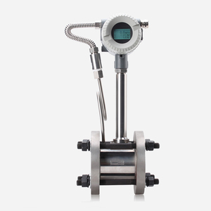 Medidor de flujo ultrasónico inteligente Industrial <span class=keywords><strong>Digital</strong></span>, salida de 4-20mA, líquido medio, medición de agua de aguas residuales, plástico, 2017 - Product Image 5