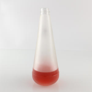 Bouteilles en verre <span class=keywords><strong>de</strong></span> <span class=keywords><strong>sable</strong></span> givré conique avec bouchon en aluminium pour boissons lait thé <span class=keywords><strong>vin</strong></span> jus eau huile <span class=keywords><strong>de</strong></span> sésame conception en forme <span class=keywords><strong>de</strong></span> goutte - Product Image 6