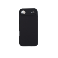 Coque de téléphone antichoc en silicone liquide avec anneau caméra en aluminium personnalisé OEM, couleurs variées, magnétique, pour iPhone 17 Pro Max