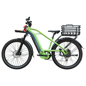 Bicicleta Eléctrica Urbana con Batería Oculta de 48V y Remolque Rápido, Bicicleta Eléctrica de 750W para Camping, Remolque Inigualable para Adultos - Product Image 3