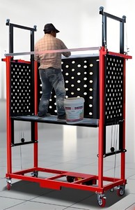 कुशल इलेक्ट्रिक मचान 4-सेक्शन मचान 1750*800 मिमी आकार 500 किलोग्राम क्षमता - Product Image 3