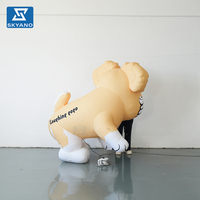 Modelo de Perro de Dibujos Animados Inflable Personalizado para Fiestas al Aire Libre, Carnavales, Decoración de Actividades Comerciales en Centros Comerciales