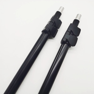 Tringle à rideau <span class=keywords><strong>télescopique</strong></span> en aluminium robuste sur mesure, 2 <span class=keywords><strong>mètres</strong></span>, <span class=keywords><strong>3</strong></span> sections - Product Image 6