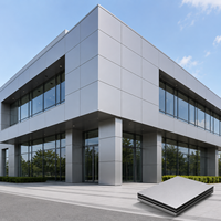 Panneau composite en aluminium (ACP) décoratif résistant aux intempéries, revêtement PVDF 4 mm, directement de l'usine, pour revêtement mural extérieur