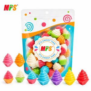 Per MPS all'ingrosso 3D gelato forma di pectina gelatina gommosa Halal alla rinfusa sapore fruttato dolci gommosi di frutta - Product Image 1