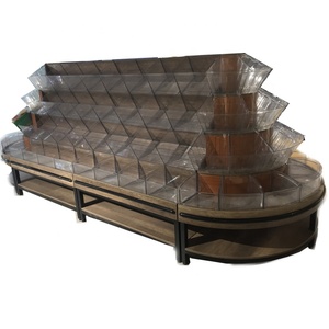 Estante de supermercado Estantería de madera para góndola de supermercado | Estante de supermercado personalizado de <span class=keywords><strong>metal</strong></span> Embalaje de cartón de exportación estándar 10PCs - Product Image 2