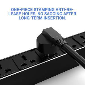 DTVS DT7181w 19-дюймовый стеллаж PDU Power Socket 8 Way 10A универсальный разъем 250V 2500W двойной выключатель - Product Image 5