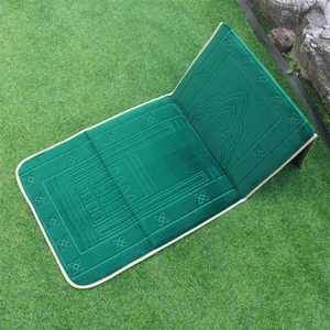Tapis de prière musulmane gaufré 3D, tapis de prière musulmane, avec dossier, offre spéciale, - Product Image 1