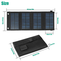 Chargeur solaire portable pliable FSENERGY 30W, panneau solaire pour téléphone et ordinateur portable, options d'alimentation 40W/50W