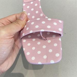 Sandales à talons hauts multifonctionnelles et tendance pour femmes, style patchwork, chaussures une pièce, chaussures de mariage sexy - Product Image 4