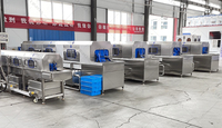 Machine à laver à haute pression pour poulets, bacs à pâtisserie, plateaux de cuisson, palettes, boîtes en plastique, caisses, paniers