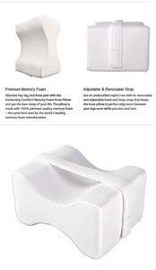 Sofá de pie Resto de espuma de memoria pierna almohada cojín de la rodilla para <span class=keywords><strong>el</strong></span> lado durmientes con correa - Product Image 3