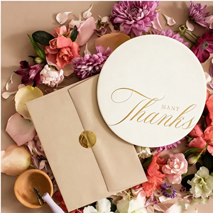 Eco-Friendly Custom Logo Printed Fancy Paper Greeting Card Biodegradable Flower Seed 'Thank You' Hard Cover Perfect <strong>Binding</strong> - Product Image 2