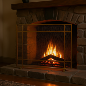 Rejilla para Chimenea de Metal, Rectangular, Acabado Moderno, Productos Personalizados, Accesorio para Chimenea - Product Image 2