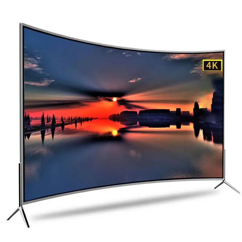Tela curvada 65 polegadas venda quente novo produto led tv televisão 65 4k smart tv polegadas