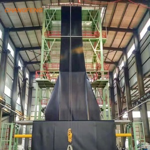 Géomembrane de revêtement d'étang en HDPE imperméable de 0.6mm pour le lac de <span class=keywords><strong>bâche</strong></span> de crevette d'aquarium d'aquaculture aux Philippines - Product Image 2