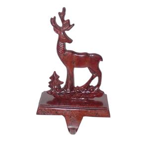 Soportes para Calcetines de Reno con Acabado Rojo Pátina de Buena Calidad y Precio, Material de Latón, Color y Logotipo Personalizables, Decoración del Hogar - Product Image 5