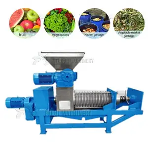 Popular FR-350 spent grain mash screw press/beer residue press dehydrator dewatering machine