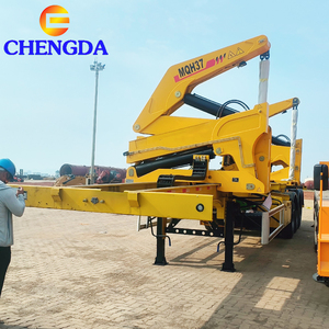 Semirremolque Grúa <span class=keywords><strong>de</strong></span> Tres Ejes con Elevador Lateral, 37 Toneladas, para Contenedores <span class=keywords><strong>de</strong></span> 20 y 40 Pies, en Venta - Product Image 5