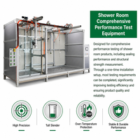 Testeur de performance automatisé pour cabine de douche, machine de test d'étanchéité à l'eau et de résistance aux chocs, banc d'essai pour salle de bain