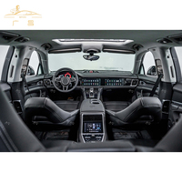Pour Porsche pour Panamera 970 971 Kit intérieur de tableau de bord à double écran 13 pièces Console changement de vitesse pièce Auto Fit LHD RHD voitures voiture