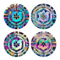 Adhésif vinyle personnalisé holographique, résistant à la chaleur, à l'huile, durable, résistant aux UV, écologique, imperméable, à forte adhérence