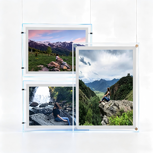 Caja de luz publicitaria acrílica de pared, ultrafina, con LED, para letreros promocionales de agencias inmobiliarias. - Product Image 1