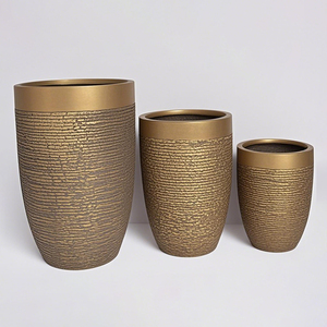 Modern Indoor Decorative Flower Pots <b>Large</b> Floor Vase for Living Room <b>Plant</b> Display Luxury Home Decor Planter - Product Image 6