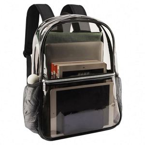 Free Sample Clear <b>Backpack</b> <b>Heavy</b> <b>Duty</b> Transparent <b>Backpack</b> for Sports,Work,Security Travel - Product Image 1