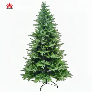 6FT 7FT 8FT garden yard outdoor One Plug Electric Color Changing LED Prelit Rows PVC/ PE Artificial Christmas Tree