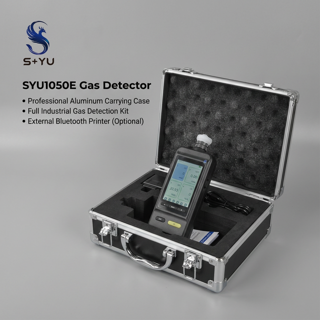 SYU1050E-He OEM Customizable Portable Gas Detector 3800mAh Battery Helium Gas Analyzer for Confined Space Monitoring