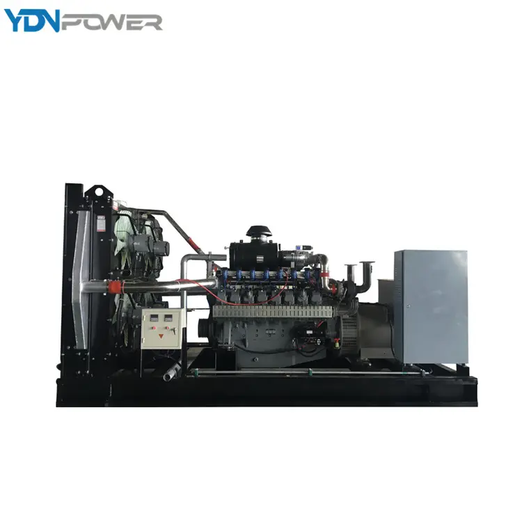 Good Quality Open Frame ISO14001 Energy Saving Emergency Generation 400KW Gas Generator Set With VMAN Engine