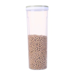 Round <b>Noodle</b> <b>Box</b> Plastic Cylinder Container With Clip On Lid For Kitchen Food Storage And Preservation Sealing 3 Sizes Available - Product Image 4