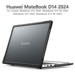 Para <span class=keywords><strong>Huawei</strong></span> matebook <span class=keywords><strong>D14</strong></span> SE 2024 <span class=keywords><strong>carcasa</strong></span> dura y <span class=keywords><strong>carcasa</strong></span> dura a prueba de caídas con soporte pequeño - Product Image 4