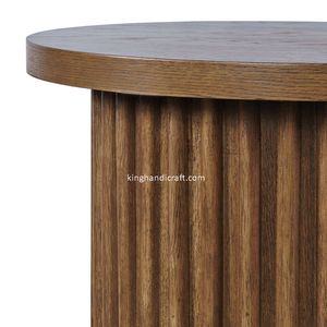 OEM Handcrafted Modern Simple Wooden Pedestal <b>Plinth</b> <b>Stand</b> for Flower Arrangement Cake Display Event Decor - Product Image 4